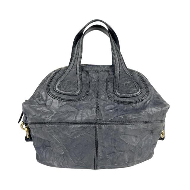 GIVENCHY ジバンシィ ナイチンゲール ハンドバッグ ネイビー 14066 レディース【中古】 z3696の通販はハンドバッグ