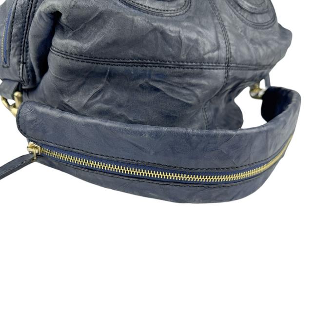 GIVENCHY ジバンシィ ナイチンゲール ハンドバッグ ネイビー 14066 レディース【中古】 z3696の通販は