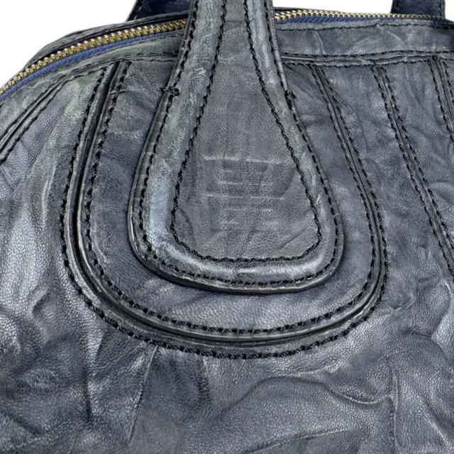 GIVENCHY ジバンシィ ナイチンゲール ハンドバッグ ネイビー 14066 レディース【中古】 z3696の通販は