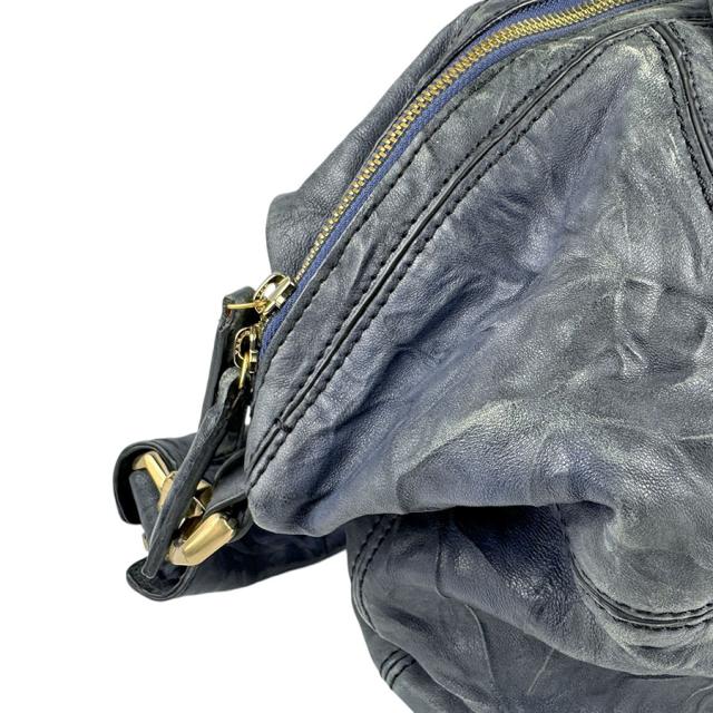 GIVENCHY ジバンシィ ナイチンゲール ハンドバッグ ネイビー 14066 レディース【中古】 z3696の通販は