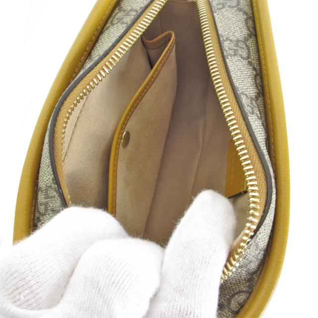 GUCCI グッチ 625764 クラッチバッグ ベージュ/ブラウン/イエロー