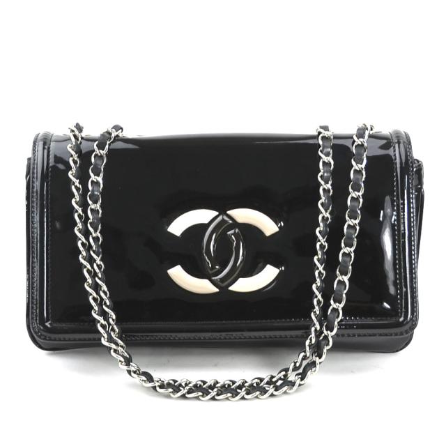 CHANEL シャネル ショルダーバッグ ブラック 14054 レディース【中古】 e60053g