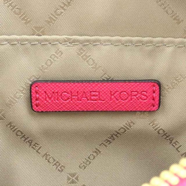 Michael Kors マイケルコース ショルダーバッグ ピンク×ホワイト 14061 レディース【中古】 r10407k Michael Kors マイケルコース ショルダーバッグ ピンク×ホワイト 14061