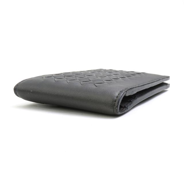 ボッテガヴェネタ イントレチャート レザー 二つ折り 財布 　ダークグレー BOTTEGA VENETA ボッテガヴェネタ 二つ折り財布 イントレ