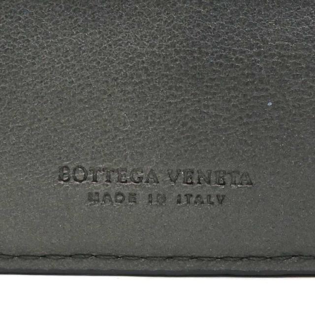 ボッテガヴェネタ イントレチャート レザー 二つ折り 財布 　ダークグレー BOTTEGA VENETA ボッテガヴェネタ 二つ折り財布 イントレ