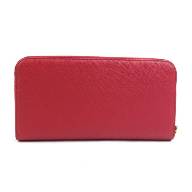 PRADA プラダ ラウンドファスナー長財布 レッド 14060