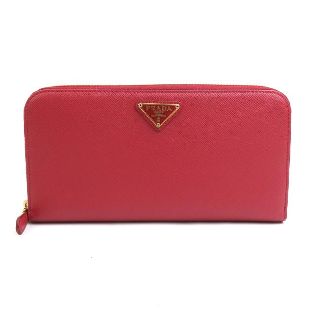 最終値下げ　極美品　PRADA プラダ　長財布　ラウンド　ファスナー　赤　付属品 Amazon | [プラダ] ラウンドファスナー 長財布 レディース