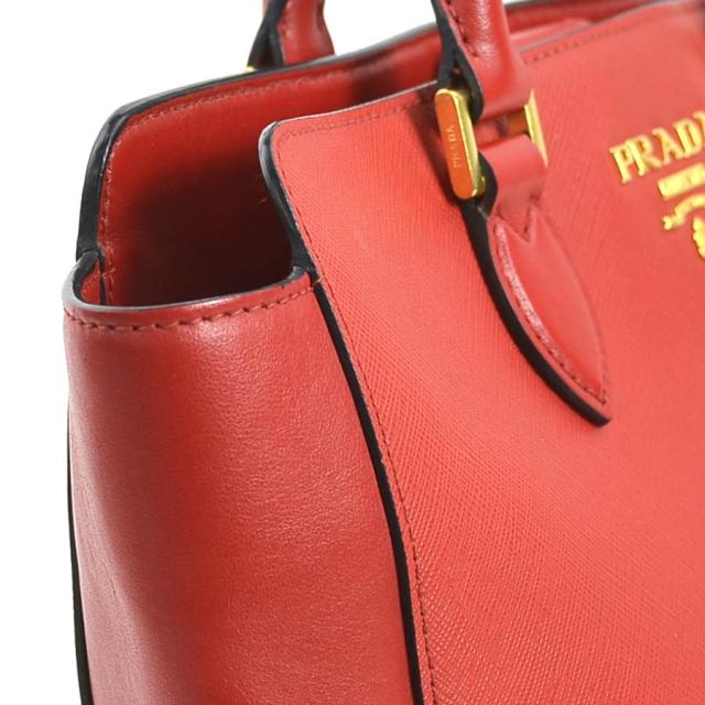 PRADA プラダ ハンドバッグ ショルダーバッグ レッド 14060 レディース