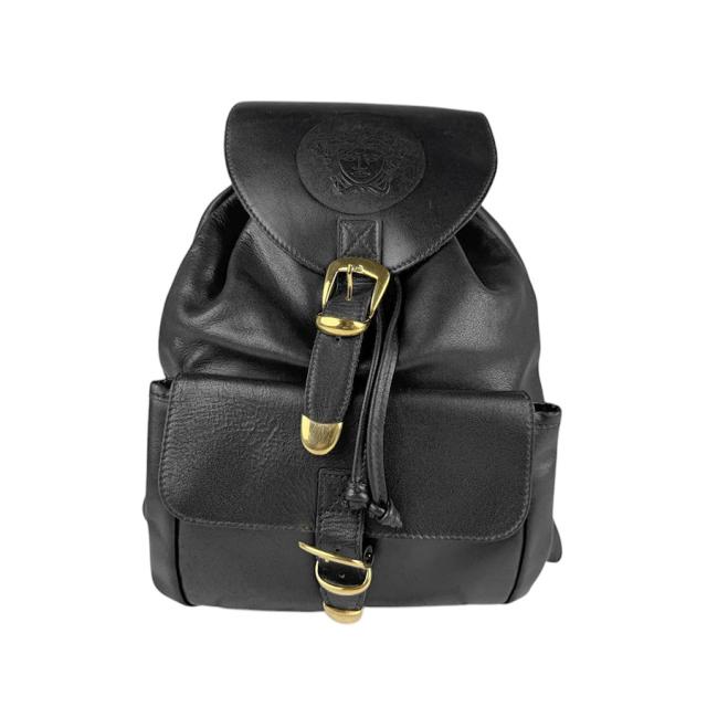 GANNI VERSACE リュック GIANNI VERSACE◇リュック/-/ブラック