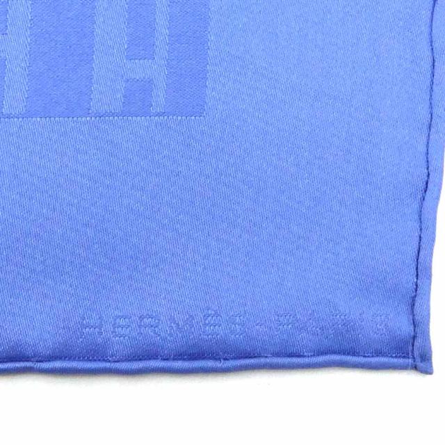 HERMES エルメス プチカレ スカーフ ブルー 14067 レディース【中古