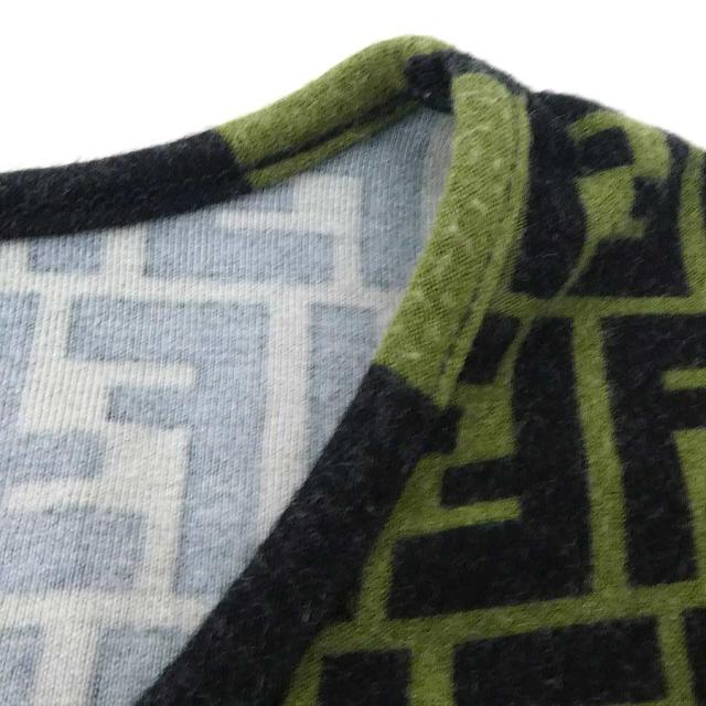 FENDI フェンディ ズッカ 半袖 トップス カーキ/ブラック 14058