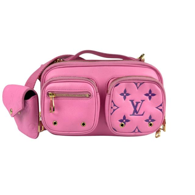 LOUIS VUITTON ルイ ヴィトン ユーティリティ クロスボディ カプセル コレクション M59224 ショルダーバッグ ローズ 14061 レディース【中古】 z4201