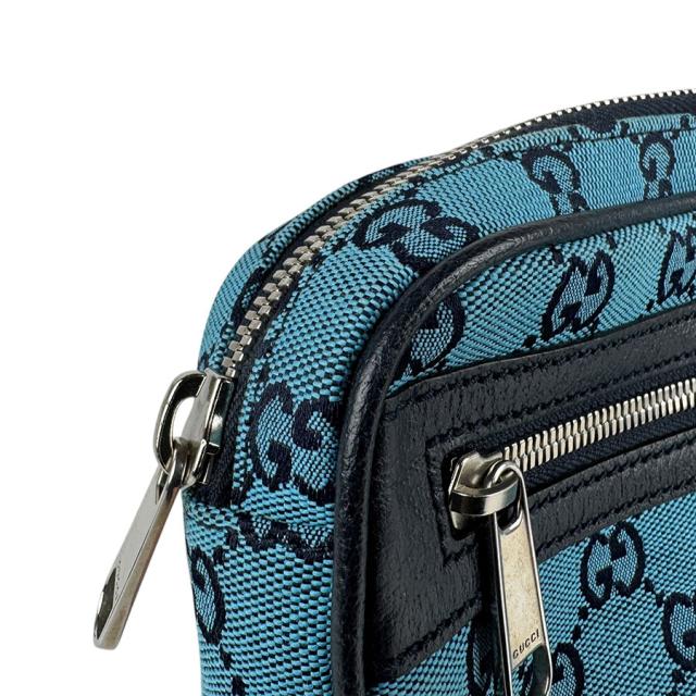 GUCCI グッチ 658657 ウエストバッグ ベルトバッグ ブルー/ネイビー 14067 メンズ【中古】 z4204 GUCCI グッチ 658657 ウエストバッグ ベルトバッグ ブルー/ネイビー