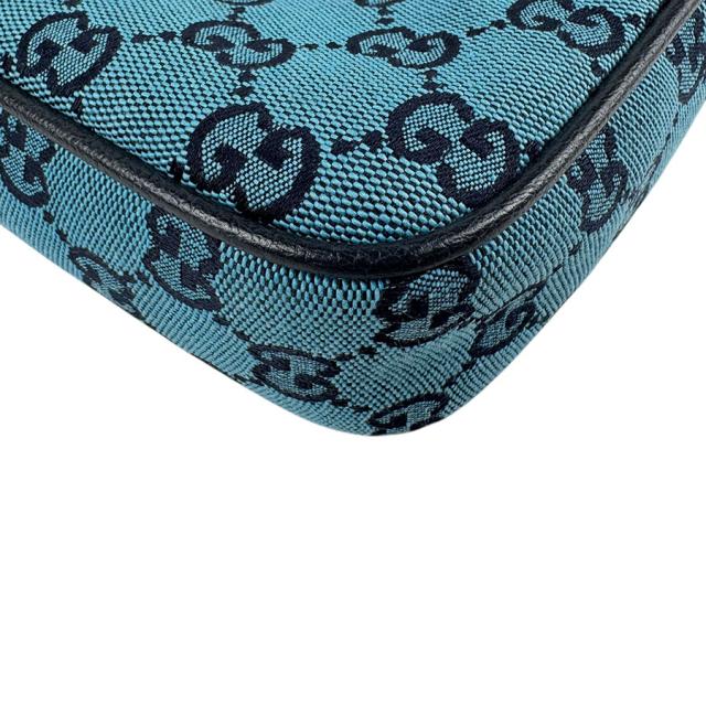 GUCCI グッチ 658657 ウエストバッグ ベルトバッグ ブルー/ネイビー