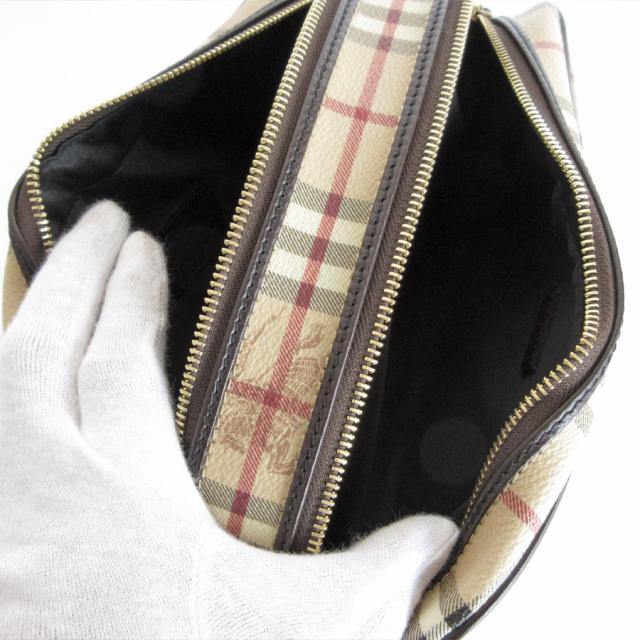 BURBERRY バーバリー ノバチェック クラッチバッグ ベージュ/マルチ