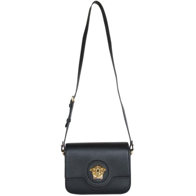 VERSACE ヴェルサーチ ショルダーバッグ メデューサ レザー ブラック VERSACE ヴェルサーチ メデューサ ショルダーバッグ ブラック 14054