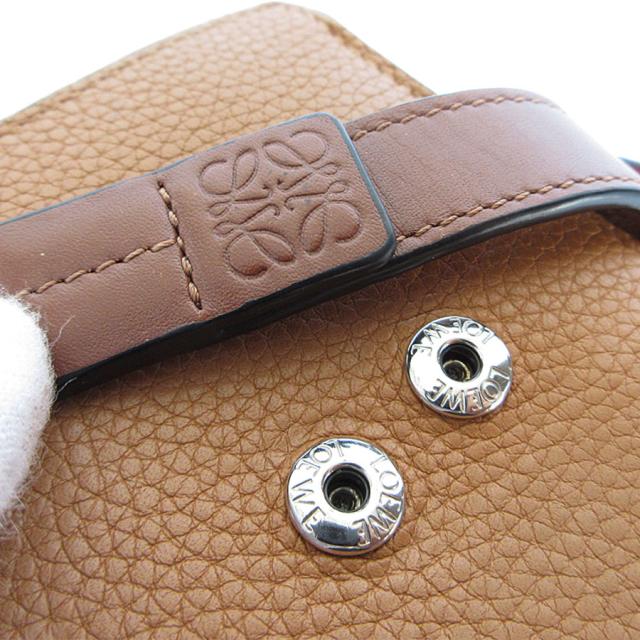 LOEWE ロエベ 二つ折り財布 ブラウン/バーガンディ 14057 レディース