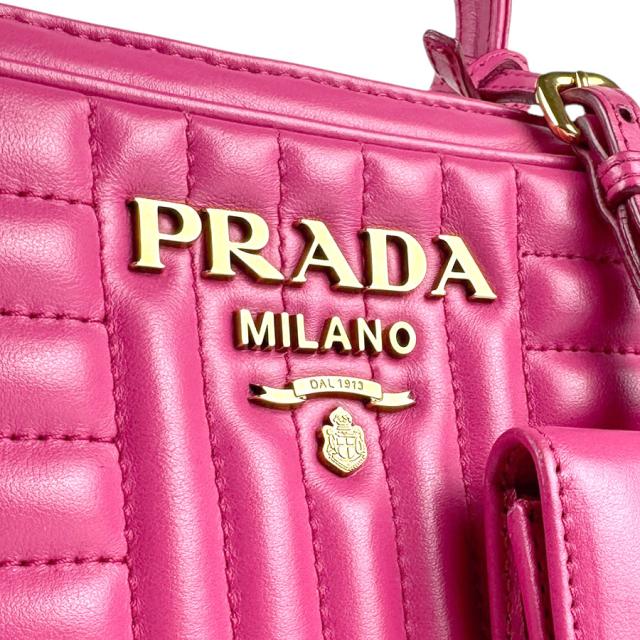 PRADA プラダ ハンドバッグ ショルダーバッグ ピンク 14061 レディース