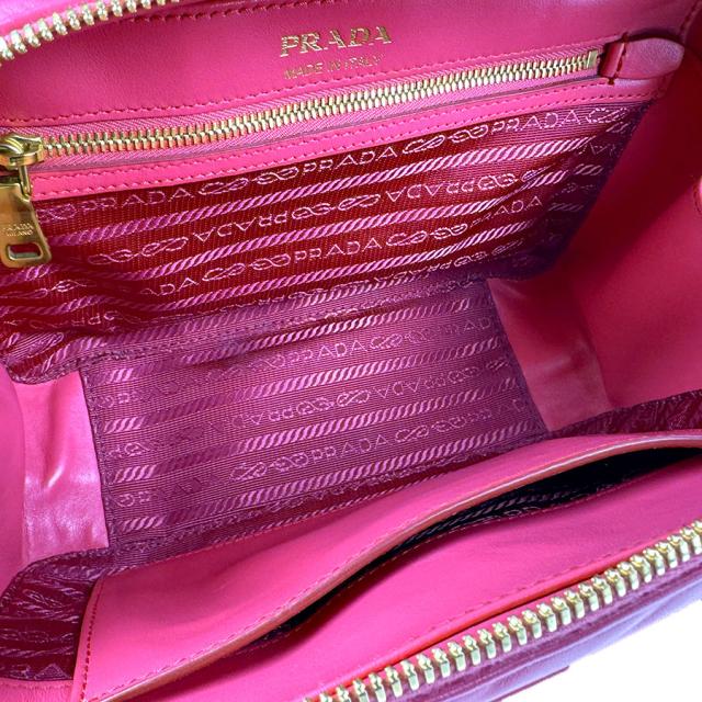 PRADA プラダ ハンドバッグ ショルダーバッグ ピンク 14061 レディース