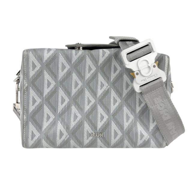 Dior ディオール 斜め掛けショルダーバッグ グレー 14055 メンズ【中古】 z4214