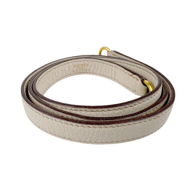 エルメス ボリード ショルダーストラップ バッグストラップ バッグ小物 ヴォーエプソン ゴールド ブラウン茶 40802042507 HERMES エルメス ケリー用 ボリード用 ショルダーストラップ