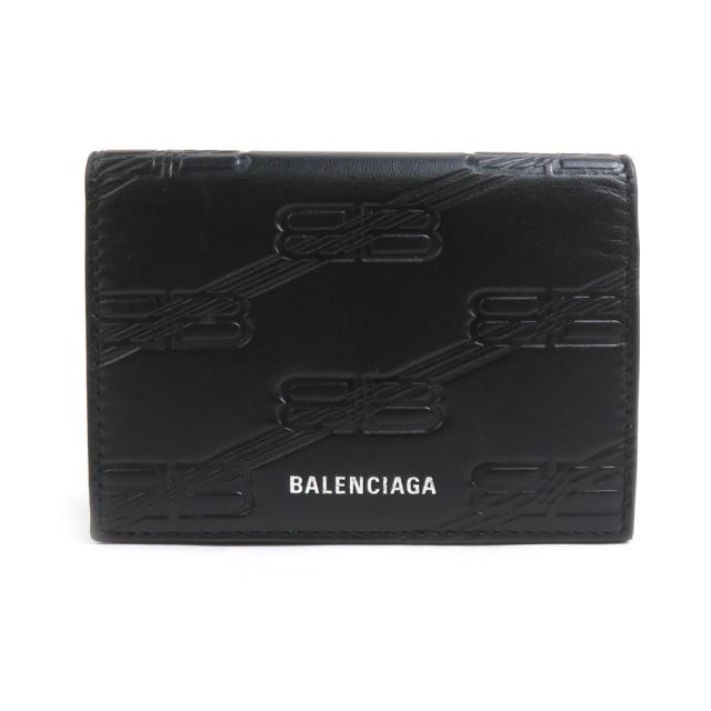 BALENCIAGA 黒 三つ折り財布