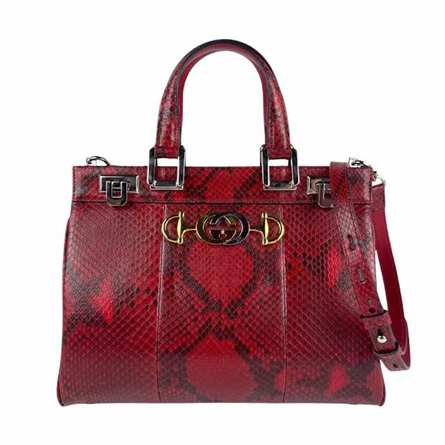 GUCCI グッチ ズゥミ 607407 ハンドバッグ ショルダーバッグ レッド 14060 レディース【中古】 z4280
