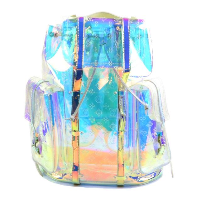 LOUIS VUITTON ルイ ヴィトン クリストファーGM モノグラム プリズム M44766 リュック マルチカラー 14072 メンズ【中古】 90066g