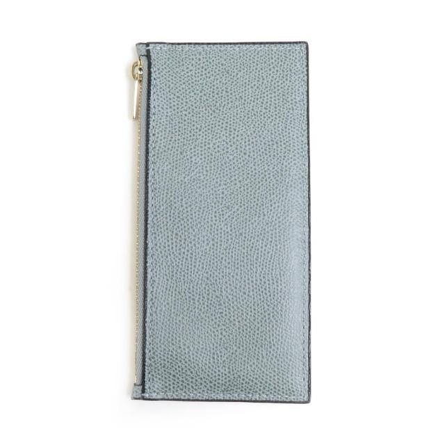 Valextra ヴァレクストラ イジィデ チェーンウォレット ブルーグレー