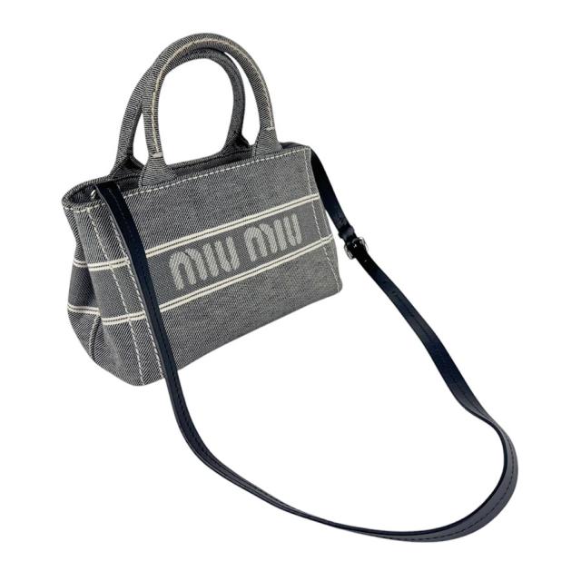 ミュウミュウ MIUMIU ショルダーバッグ グレー 【公式通販】