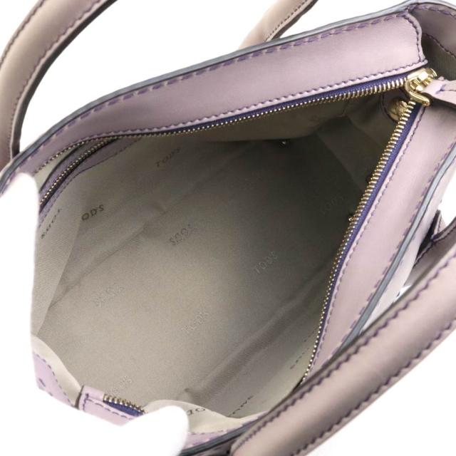 TOD'S トッズ ハンドバッグ ショルダーバッグ パープル 14064