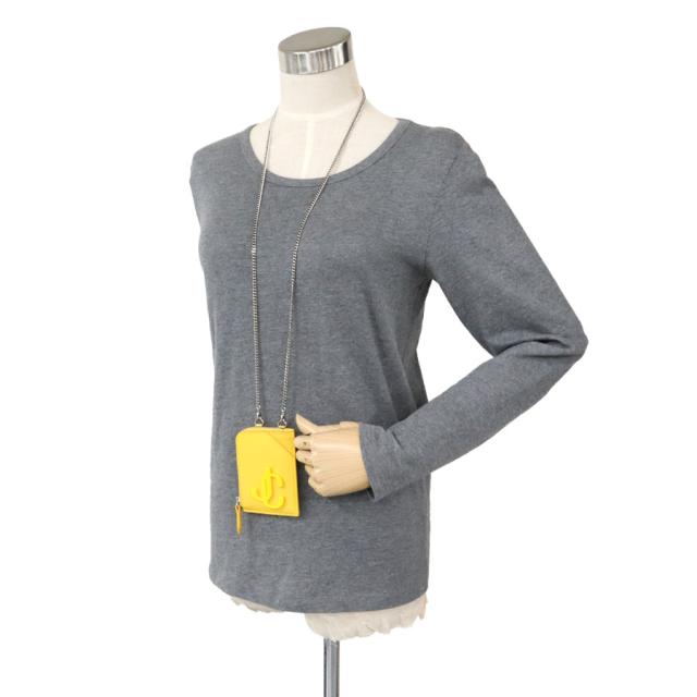 JIMMY CHOO ジミーチュウ コインケース イエロー 14063 ユニセックス  