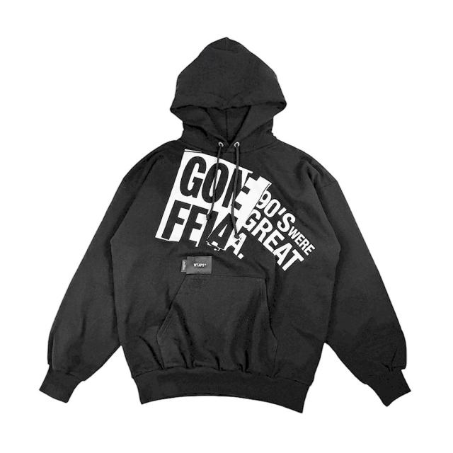 WTAPS ダブルタップス パーカー ブラック/ホワイト 14054 メンズ WTAPS ダブルタップス パーカー ブラック/ホワイト 14054 メンズ
