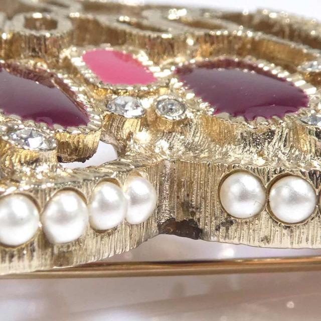 CHANEL シャネル ハートモチーフ ココマーク ブローチ ゴールド
