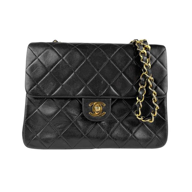 CHANEL シャネル ショルダーバッグ ブラック 14054 レディース【中古】 z4524