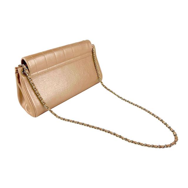 CHANEL シャネル チョコバー ショルダーバッグ ピンクベージュ 14061 レディース【中古】 z4533 CHANEL シャネル チョコバー ショルダーバッグ ピンクベージュ 14061