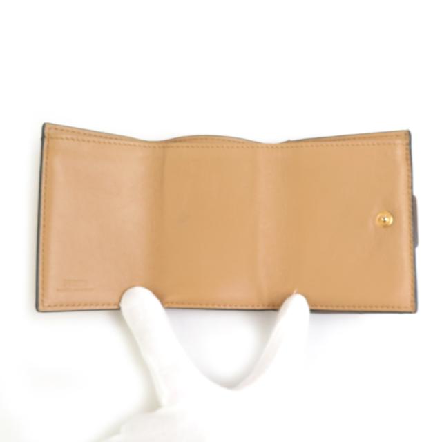 zucchero L字型財布 クラーラ CA キャメル 45 55306 長財布 ドット柄の通販