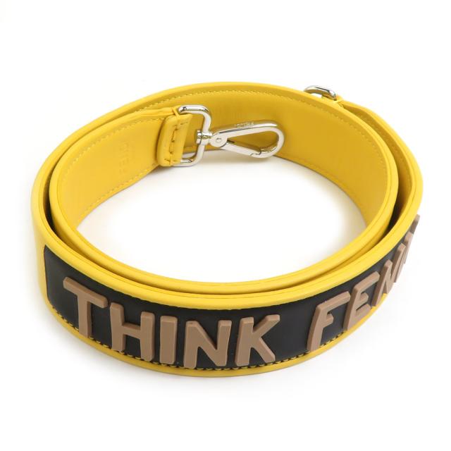 FENDI フェンディ ショルダーストラップ イエロー系 14063 レディース