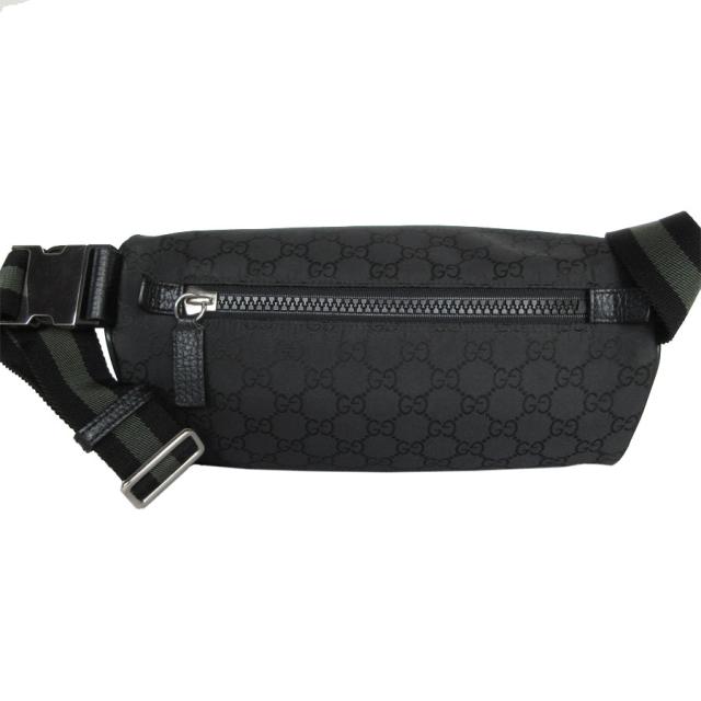 GUCCI グッチ 223650 ボディバッグ ブラック/カーキ 14054 メンズ