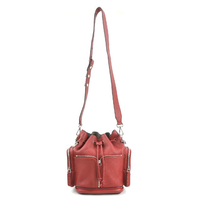 FENDI フェンディ モントレゾール 8BT301-NDU ショルダーバッグ バーガンディ 14070 レディース【中古】 e60233a FENDI フェンディ モントレゾール 8BT301-NDU ショルダーバッグ