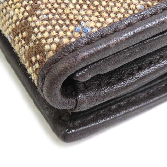 GUCCI グッチ 257012 二つ折り長財布 ベージュブラウン/ブルー 14057