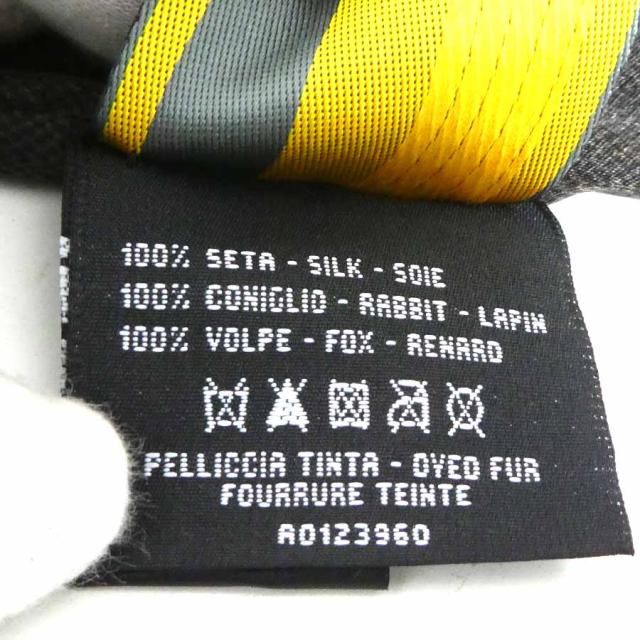 【み 】 FENDI フェンディ ストール ブラウン系 14057 レディース【中古