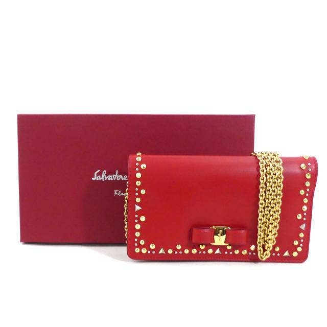 Salvatore Ferragamo サルヴァトーレフェラガモ ヴァラリボン チェーン  
