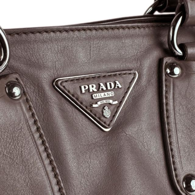 PRADA プラダ ハンドバッグ ショルダーバッグ パープルグレー 14055