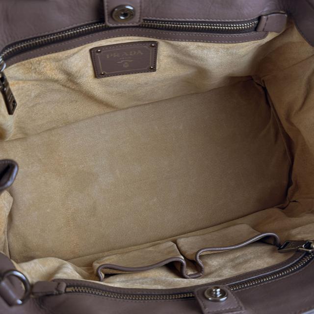 PRADA プラダ ハンドバッグ ショルダーバッグ パープルグレー 14055