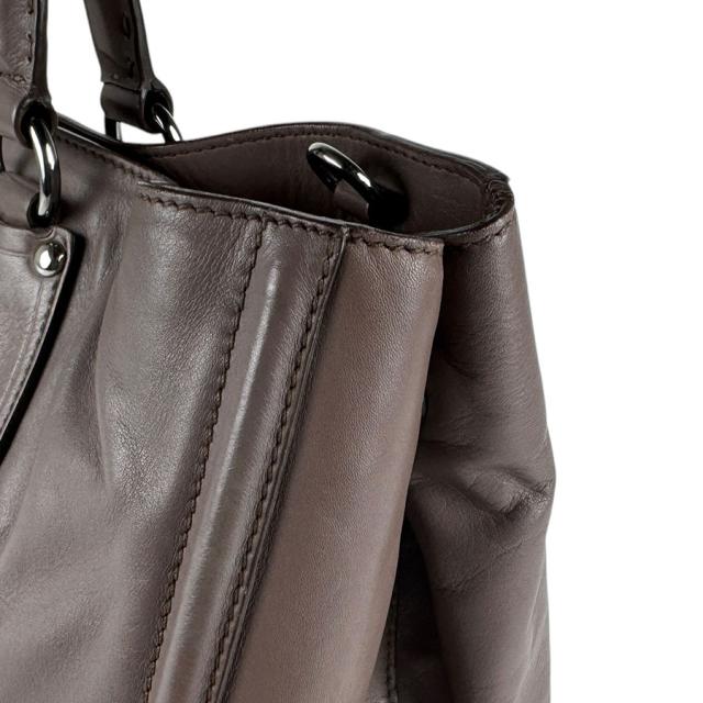 PRADA プラダ ハンドバッグ ショルダーバッグ パープルグレー 14055 レディース【中古】 z4615 PRADA プラダ ハンドバッグ ショルダーバッグ パープルグレー 14055