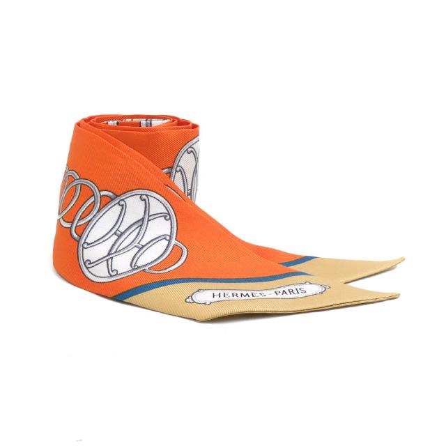 HERMES エルメス スカーフ ツイリー マルチカラー 14072 レディース【中古】 h31077j