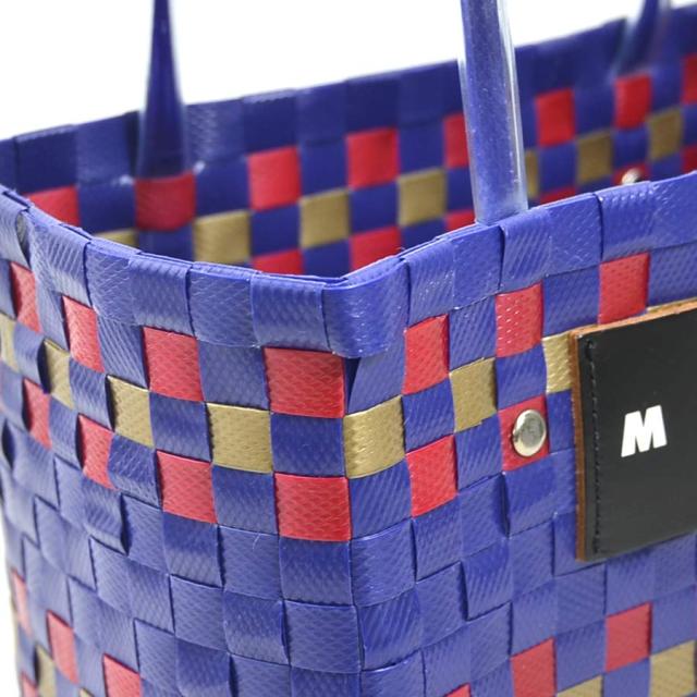 MARNI マルニ フラワーカフェ ハンドバッグ ブルー系 14067 レディース