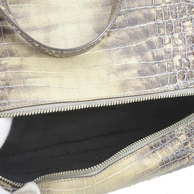 Salvatore Ferragamo サルヴァトーレフェラガモ ガンチーニ ハンドバッグ ベージュ/グレー 14059 レディース【中古】 w1085a