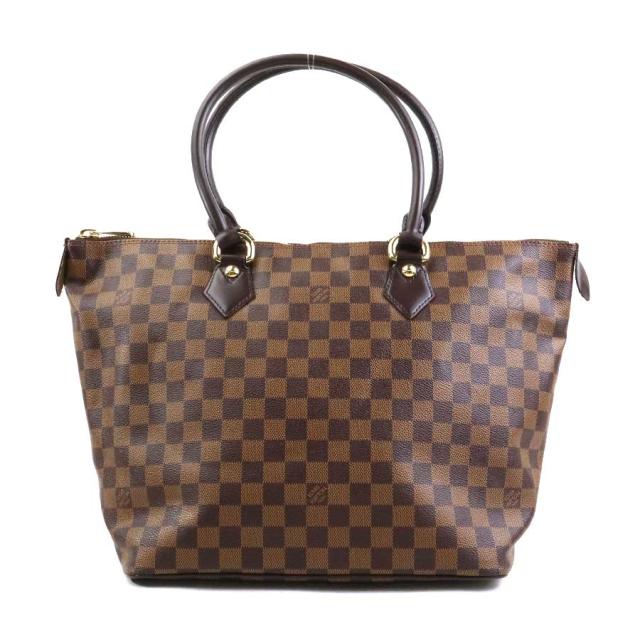 LOUIS VUITTON ルイ ヴィトン サレヤMM ダミエ N51182 ハンドバッグ ブラウン 14057 レディース【中古】 e60253g